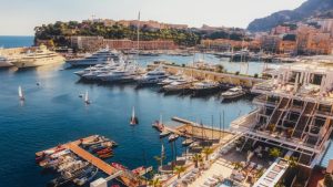 luxury boats and yachts in Monaco harbour