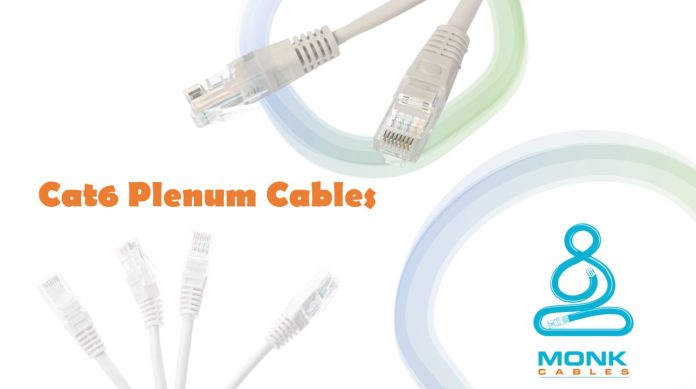 White Cat6 Plenum Cable