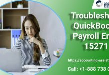 Troubleshoot QuickBooks Payroll Update Error 15271