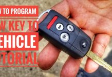 your car with the car key programming