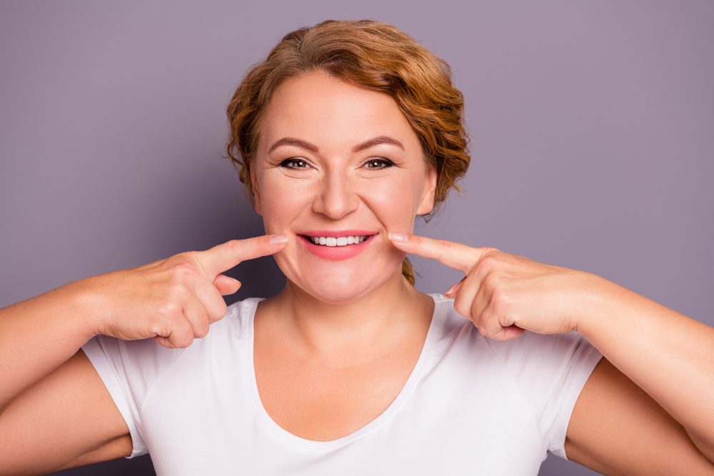 smile makeover with gum lift