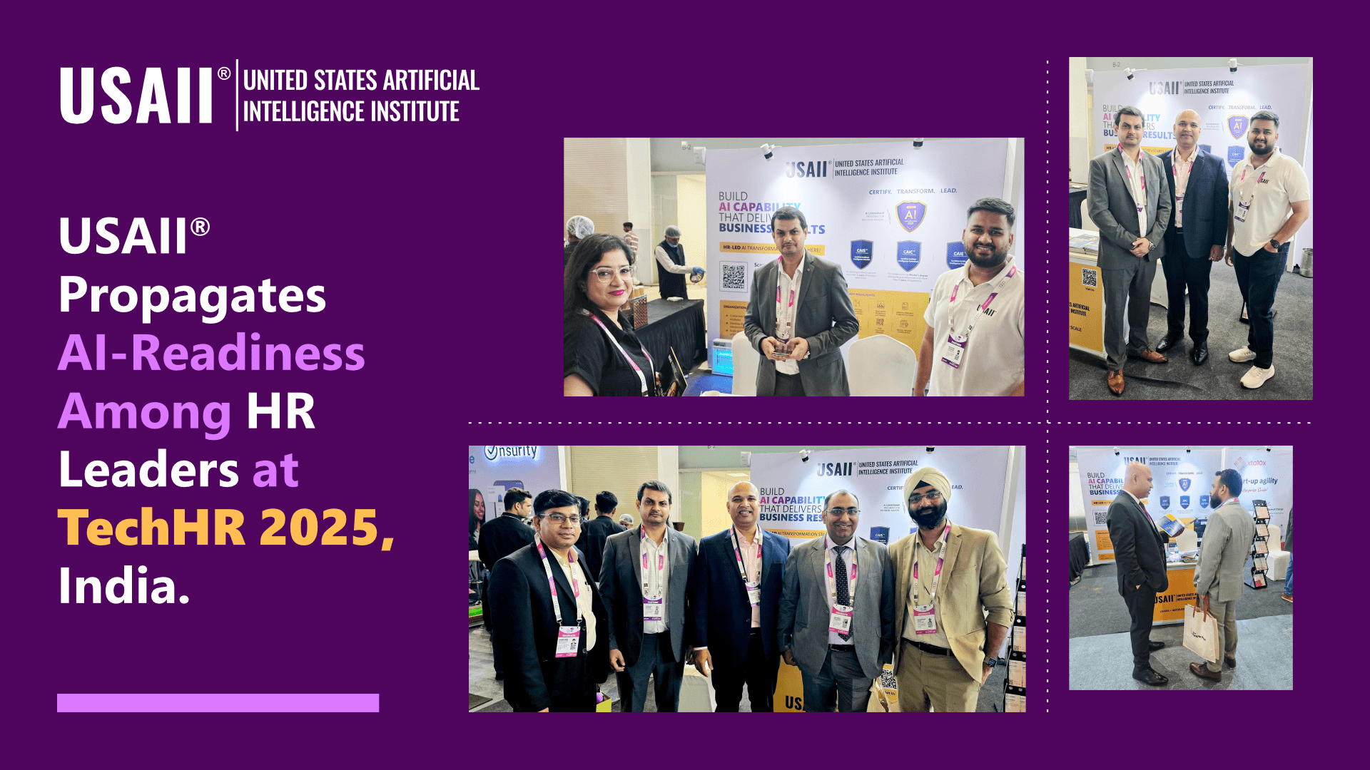 USAII® Engages HR Leaders on AI Readiness at TechHR 2025 USAII® Engages HR Leaders on AI Readiness at TechHR 2025