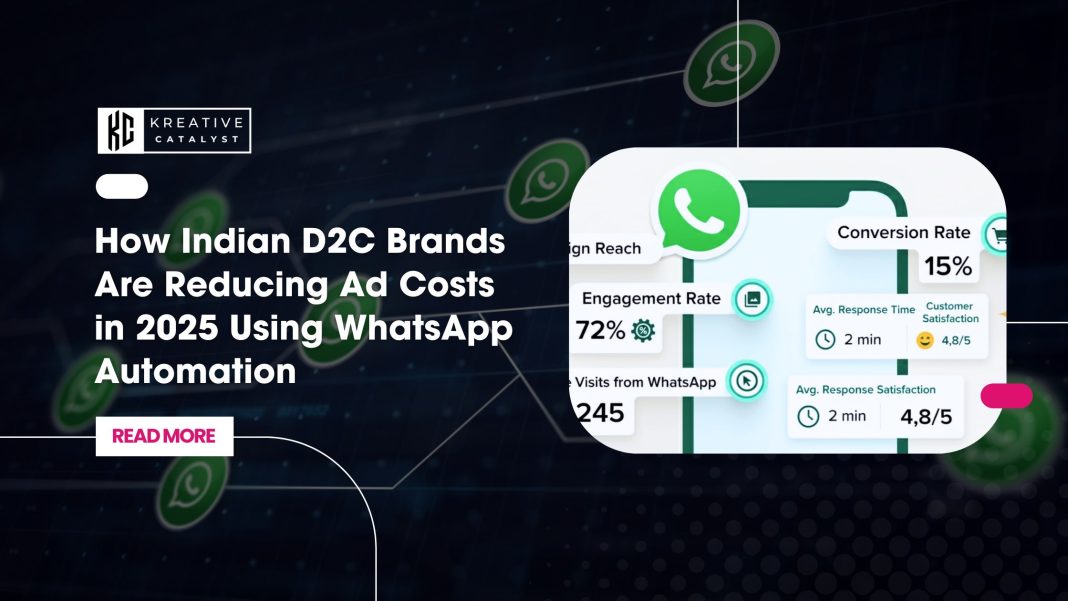 How Indian D2C Brands Are Reducing Ad Costs in 2025 Using WhatsApp Automation WhatsApp Automation