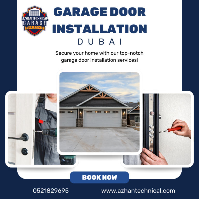 Garage Door Installation Dubai: High Quality Services 2025 | Azhan Technical