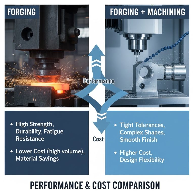 Forging vs Forging + Machining: Performance & Cost Comparison