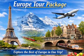 Europe Tour Package from Ahmedabad travel banner
