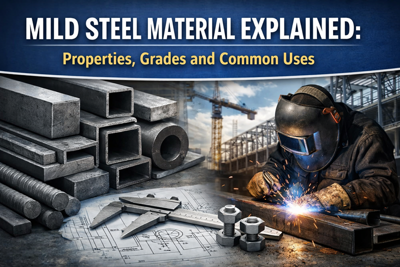 Mild Steel Material Explained: Properties, Grades and Common Uses Mild Steel Material Explained