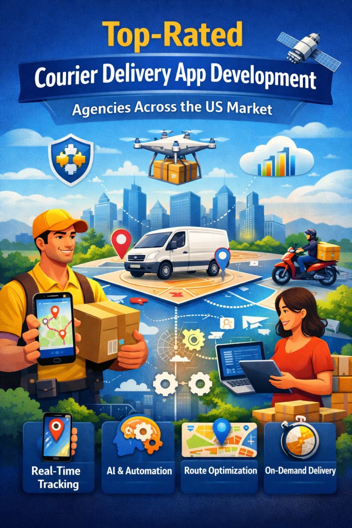 Top-Rated Courier Delivery App Development Agencies Across the US Market Courier delivery App Development