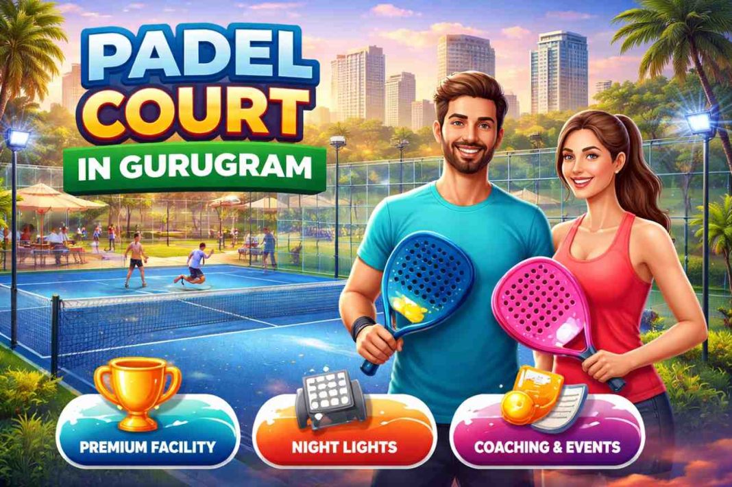Who Provides Premium Padel Court in Gurugram with Training Sessions Padel court in Gurugram