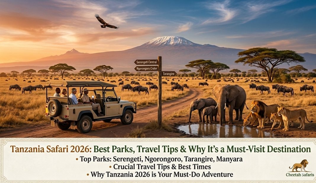 Tanzania Safari 2026: Best Parks, Travel Tips & Why It’s a Must-Visit Destination Tanzania Safaris