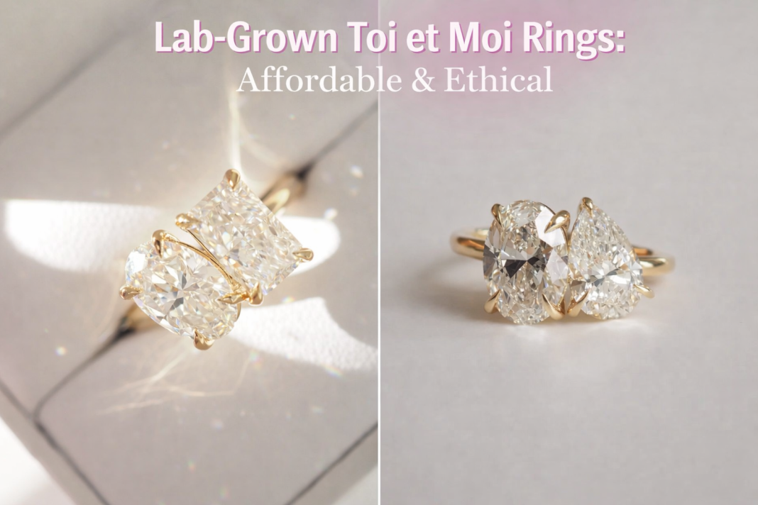 Lab-Grown Toi et Moi Rings