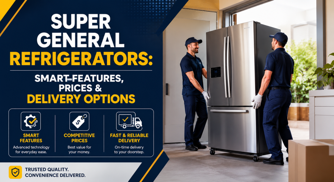 Super General Refrigerators: Smart Features, Prices & Delivery Options Super General Refrigerators: Smart Features, Prices & Delivery Options