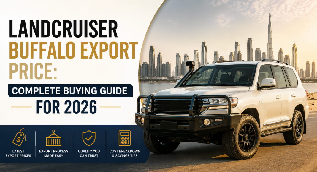Landcruiser Buffalo Export Price: Complete Buying Guide for 2026 Landcruiser Buffalo Export Price: Complete Buying Guide for 2026