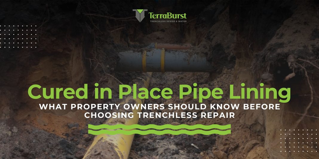 cured in place pipe lining