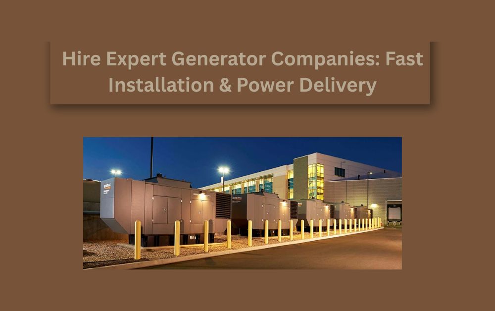 Hire Expert Generator Companies: Fast Installation & Power Delivery Hire Expert Generator Companies: Fast Installation & Power Delivery
