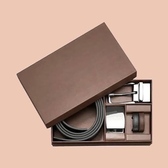 Elegant Custom Belt Boxes With Logo Branding For Men Custom Belt Boxes