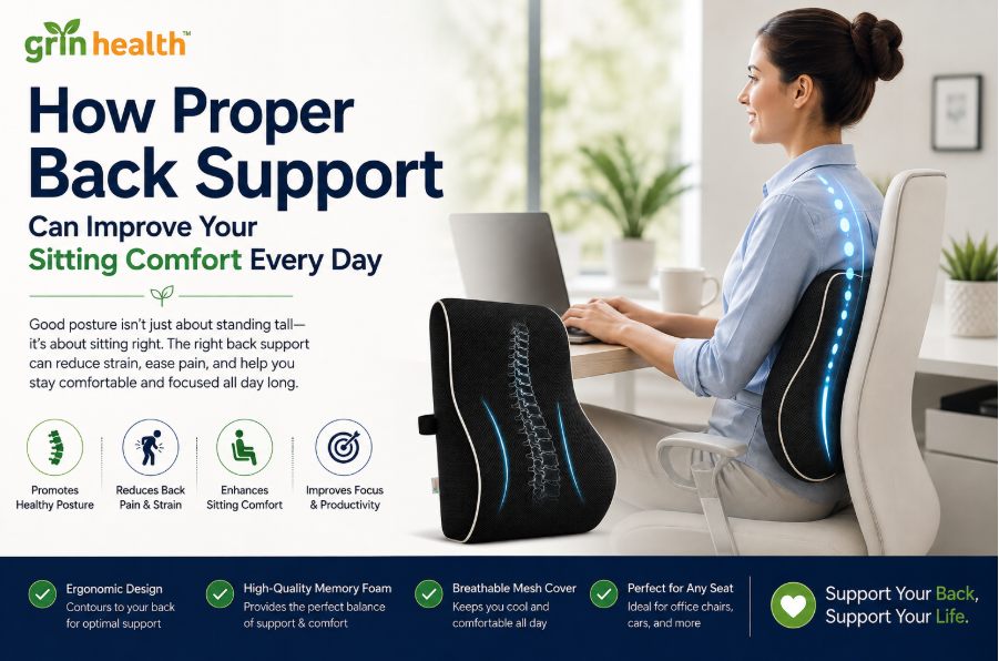 How Proper Back Support Can Improve Your Sitting Comfort Every Day Proper Back Support