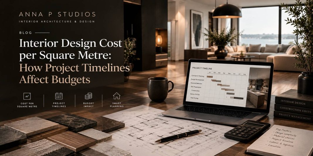 Interior Design Cost per Square Metre: How Project Timelines Affect Budgets